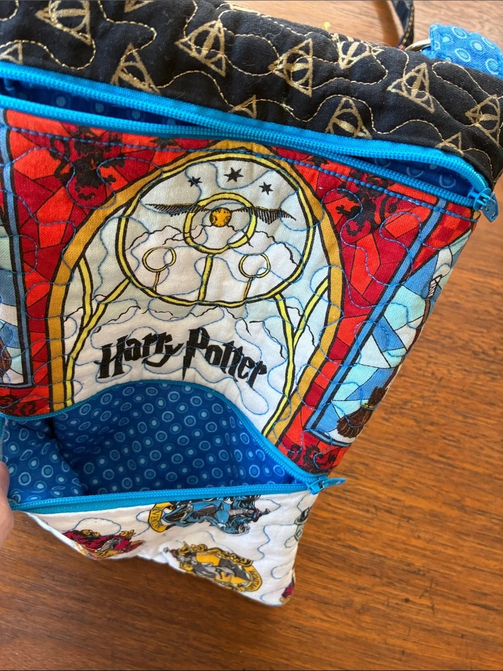 Harry Potter handmade crossbody quilted